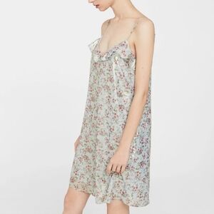 Mango Floral Mini Dress XXS